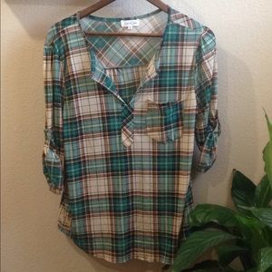 Anthropologie Eden & Olivia Stretch Tunic Blouse